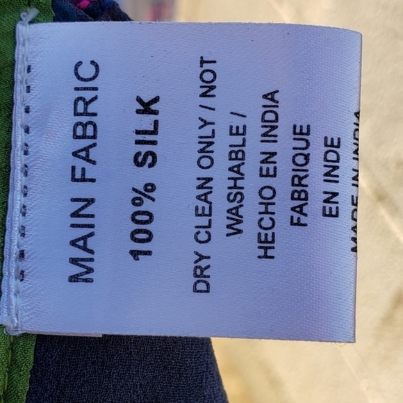 RIVA SILK Kaftan Style Long Printed‎ Dress - Picture 8 of 8